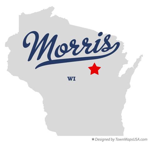 Map of Morris, WI, Wisconsin