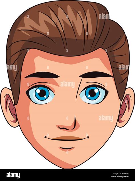 young man face cartoon Stock Vector Image & Art - Alamy