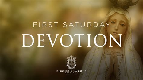 Pray: First Saturday Devotion | Saturday, December 3, 2022 | Diocese of Lansing