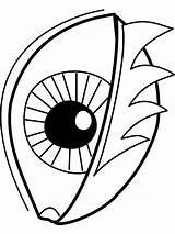 Eyes coloring Pages sketch template