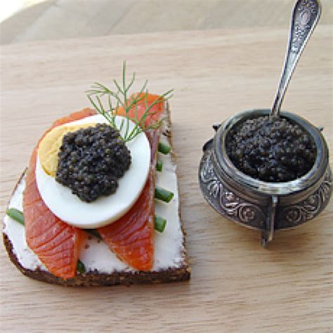 black caviar recipes