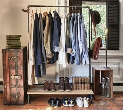 11 Stylish Bedroom Clothes Rack Desings - Interior Idea