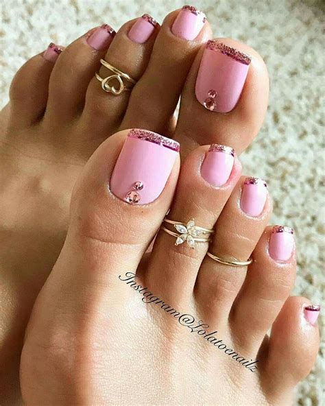 Pin by Urszula Adamczyk on najpiękniejsze pazurki | Gel toe nails, Pink toe nails, Cute toe nails