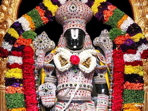 Lord Tirupati Balaji Darshan HD Original Wallpaper