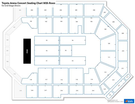 Toyota Arena Seating Chart - RateYourSeats.com