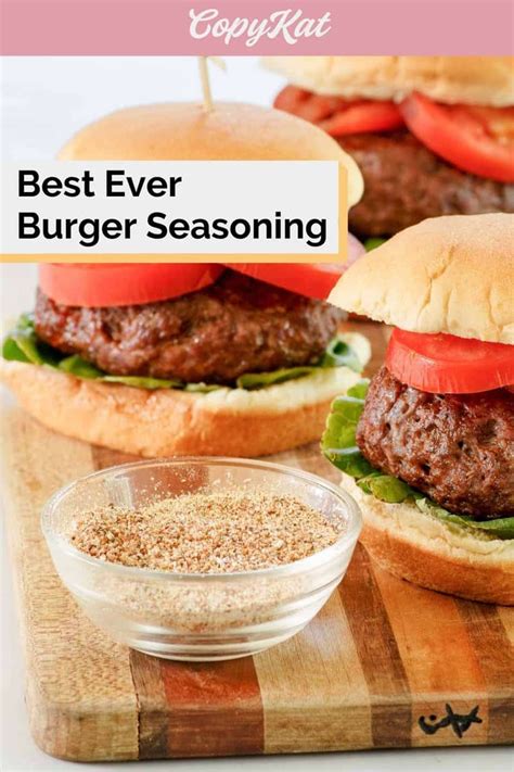 The best homemade burger seasoning recipe - CopyKat Recipes