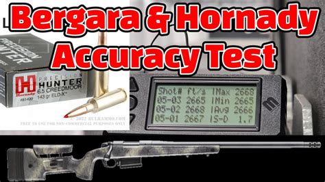 Bergara B14 HMR Accuracy Test (THIS RIFLE IS AMAZING!) with different Lots of the same Hornady ...