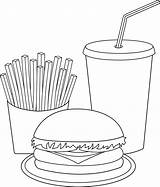 Hamburger Coloring Pages  Best For Kids sketch template