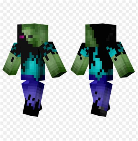 minecraft skins ender zombie skin PNG image with transparent background ...