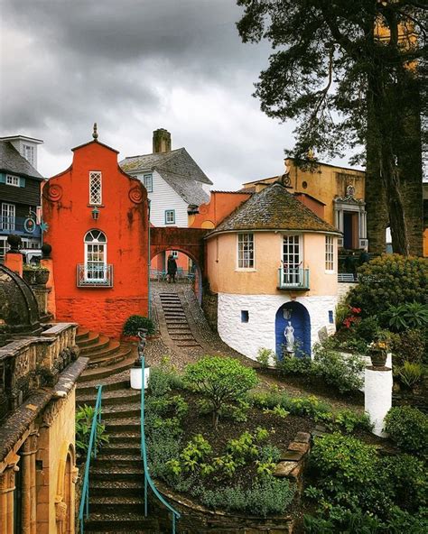 Portmeirion | Portmeirion uk, Architecture exterior, Building a house