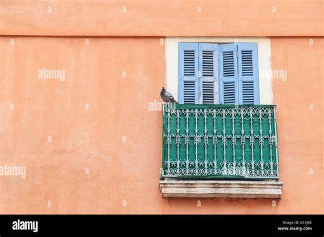 balcony with bird Stock Photo - Alamy