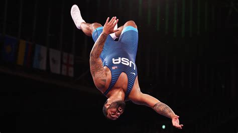 Midwest Wrestler Gable Steveson Literally Flips Out After Winning Gold ...