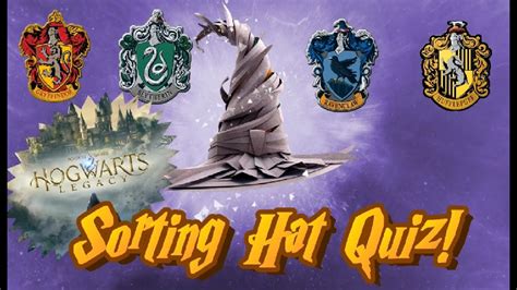 Sorting Hat Quiz For Hogwarts Legacy! - YouTube