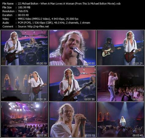 Michael Bolton «When A Man Loves A Woman (From "This Is Michael Bolton" Movie)» VOB File