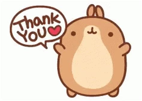 Cute Thank You Bowing Bunny GIF | GIFDB.com