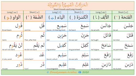 Vowels in Arabic | Ibnulyemen Arabic