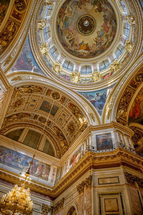 Interior Of Saint Isaac's Cathedral In St. Petersburg | Russia | Photo By Evgeny Drobzhev ...