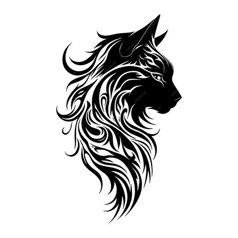 Premium Vector | Cat silhouette vector illustration