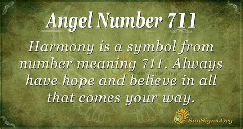 Angel Number 711 Meaning: Choose Happiness - SunSigns.Org