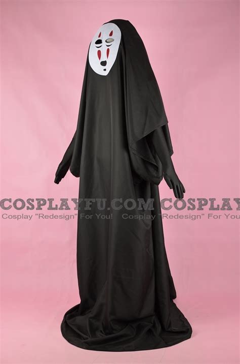 Custom No Face Cosplay Costume from Spirited Away - CosplayFU.com