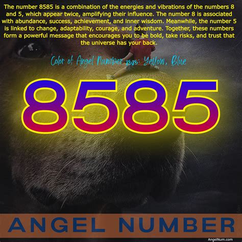 Angel Number 8585 and Its Significance