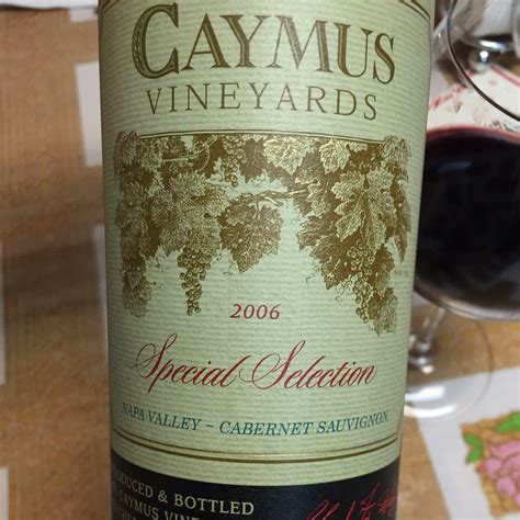 2006 Caymus Vineyards Special Selection Napa Valley Cabernet Sauvignon