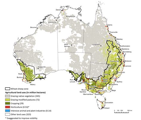 Agricultural Map Of Australia