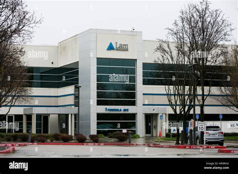 A logo sign outside of a facility occupied by the Lam Research ...