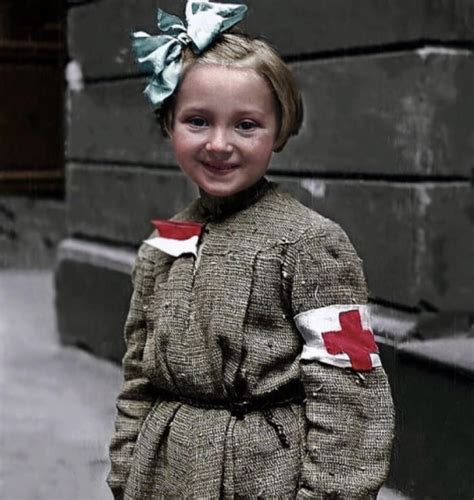 Róża Maria Goździewska, the youngest Polish nurse in the Warsaw Uprising, was only eight years ...