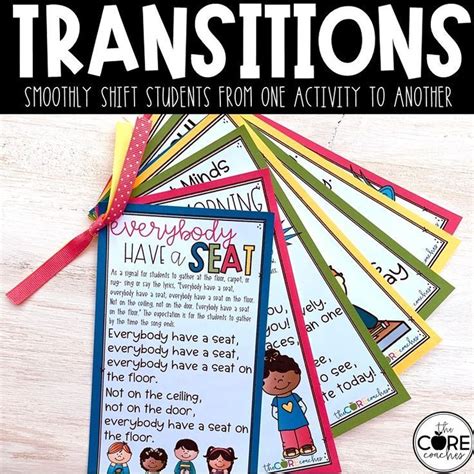 Classroom TRANSITIONS are routines that are used regularly as a way to smooth… | Teaching ...