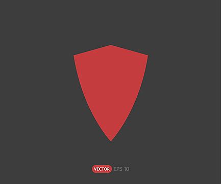 Vector Shield Illustration For A Secure Company Logo Vector, Internet, Insignia, Shape PNG and ...