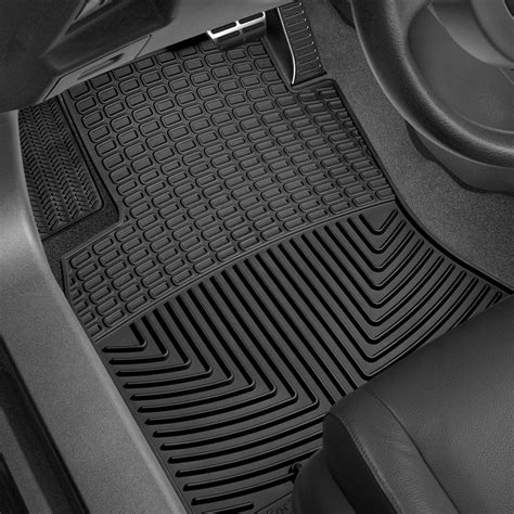 WeatherTech® W181 - All-Weather 1st Row Black Floor Mats