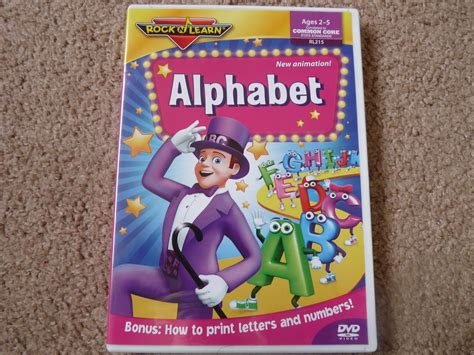 Rock 'N Learn Alphabet DVD Review and Giveaway - AnnMarie John