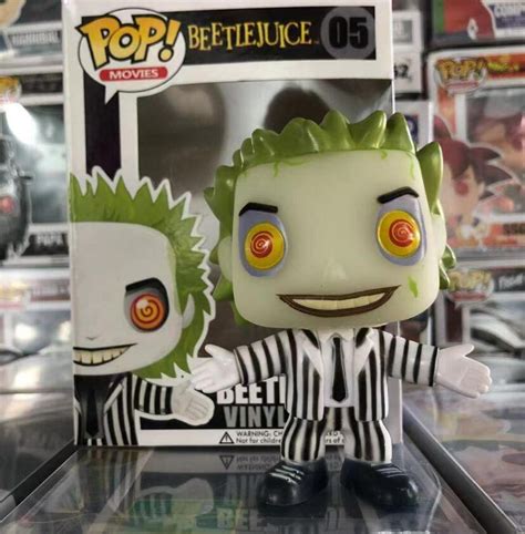 Beetlejuice #05 Rare Glow in The Dark “Chase Sticker” Funko pop! Vinyl ...