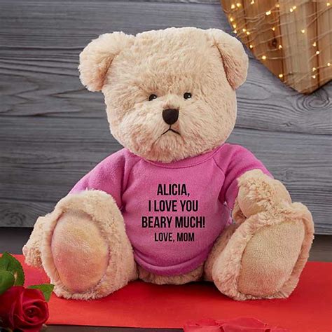 Personalized Teddy Bear With Message