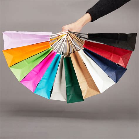 Custom Printed Paper Bags Handle Bag Personalized Paper Bags With Your Own Logo - paperbags-eco