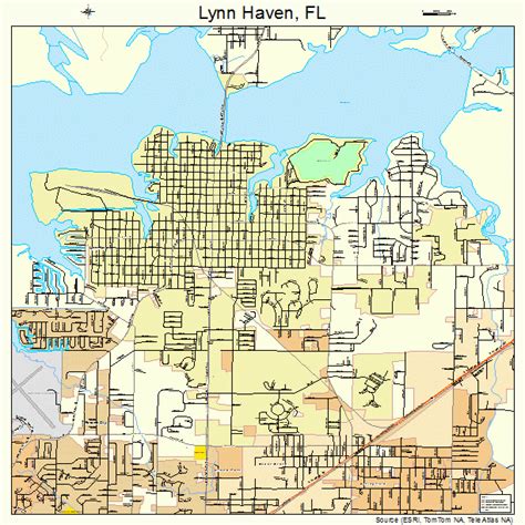 Lynn Haven Florida Street Map 1241825