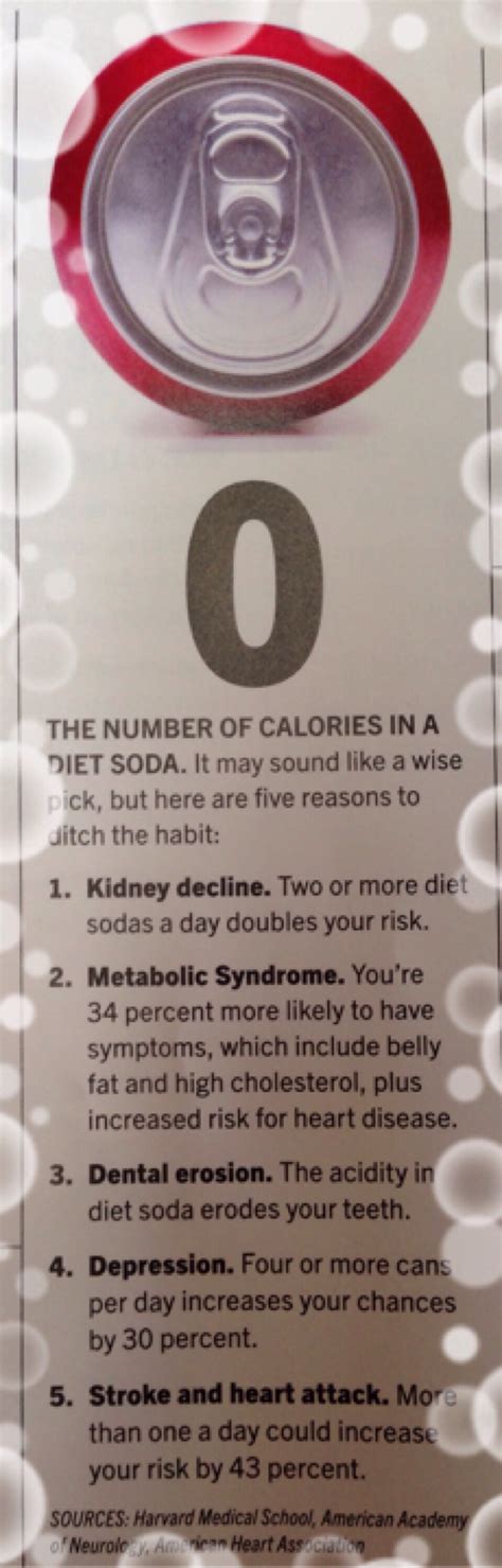 Diet soda facts..something to think about! Crazy Facts, Weird Facts, Metabolic Syndrome, Calorie ...