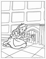 Alice In Wonderland Free Coloring Pages sketch template