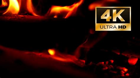 Relax 4k Fireplace Burning And Crackling Fire Sounds - YouTube