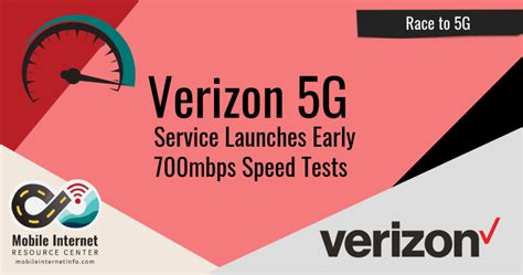 Verizon 5G Service Launches Early - 700Mbps Speed Tests Reported ...