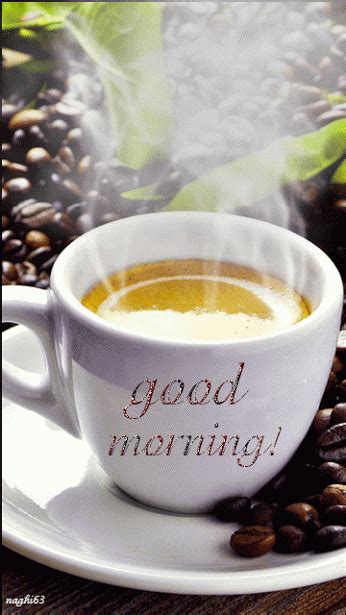 Steaming Good Morning Coffee Gif Pictures, Photos, and Images for Facebook, Tumblr, Pinterest ...