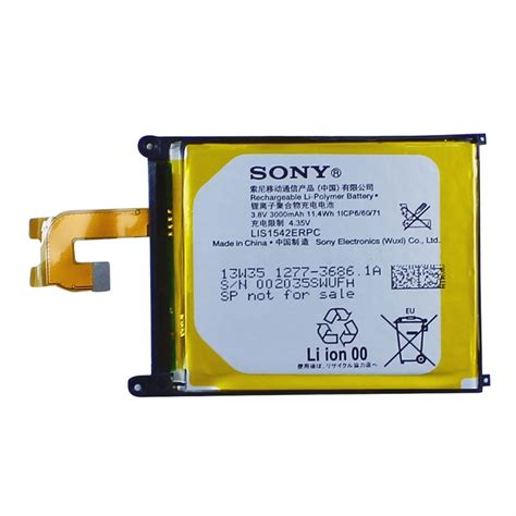 Original OEM SONY LIS1542ERPC XPERIA Z2 Phone Battery - Yuda Electronic ...