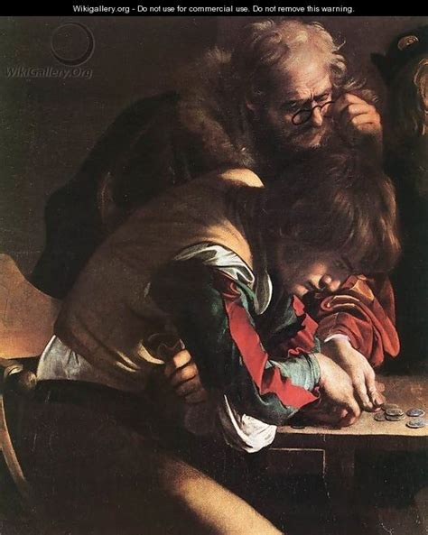 The Calling of Saint Matthew (detail 1) 1599-1600 - Caravaggio ...