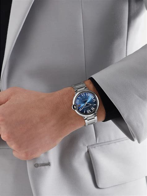 CARTIER Ballon Bleu de Cartier Automatic 40mm Stainless Steel Watch, Ref. No. WSBB0061 for Men ...