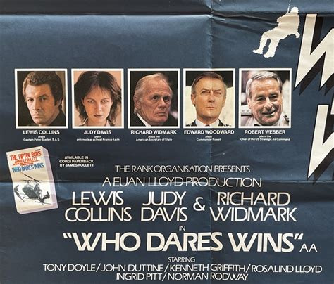 Who Dares Wins Poster, UK Quad, 1982, Fair Vic