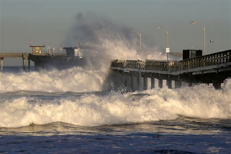 Ocean Beach Pier Damaged By High Surf