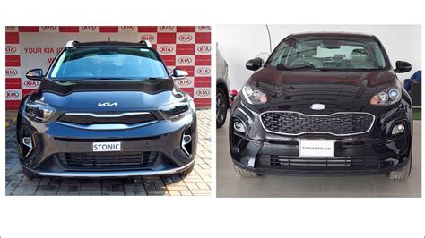 kia Stonic Vs Kia Sportage alpha | Comparison | Dimensionally - YouTube