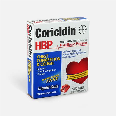 Coricidin HPB Chest Congestion & Cough, Liquid Gels, 20ct