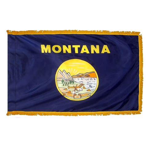 Montana State Flag Indoor 3' x 5' | Montana Flag | State of Montana Flag